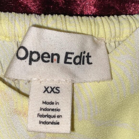 Open Edith Beautiful yellow and white vintage dress - Picture 3 of 8